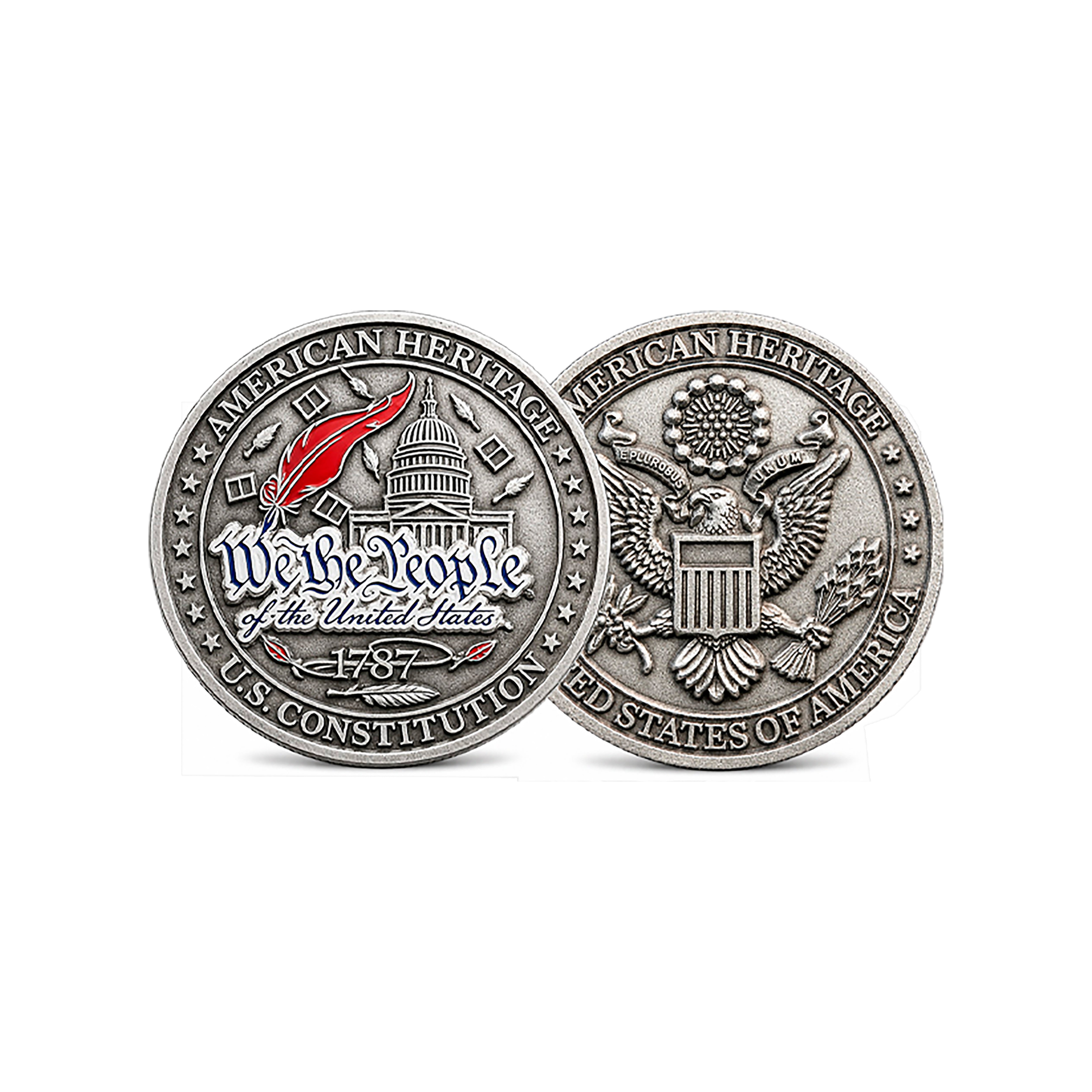 American Heritage Medal: silver, commemorating the Constitution of the United States
