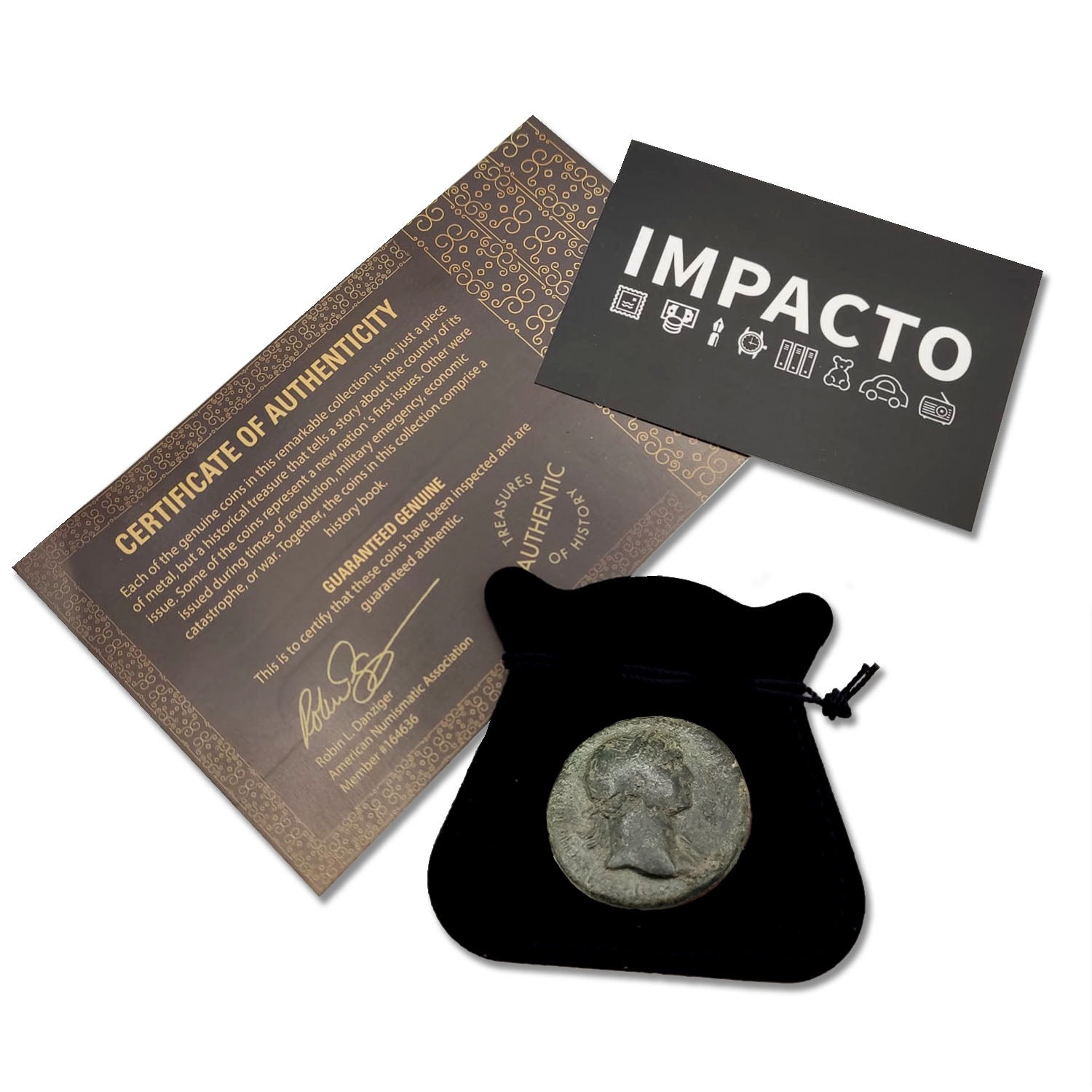 Moneda auténtica del Imperio Romano - Trajano, el primer emperador Hispano | Certificada