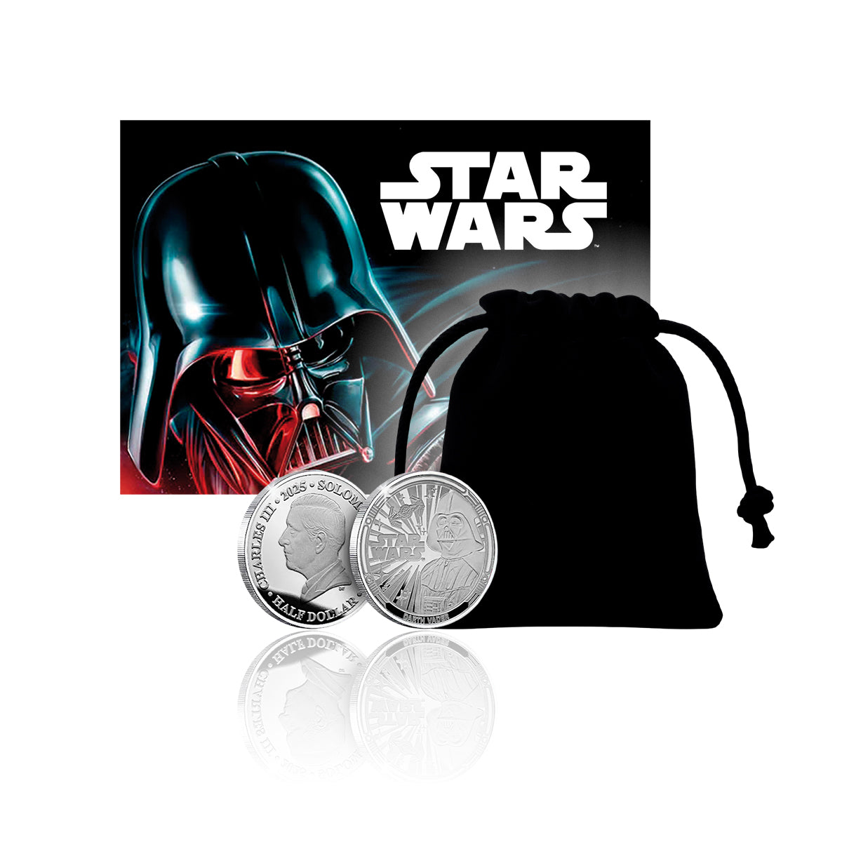 Moneda oficial Star Wars 2025 - Plata