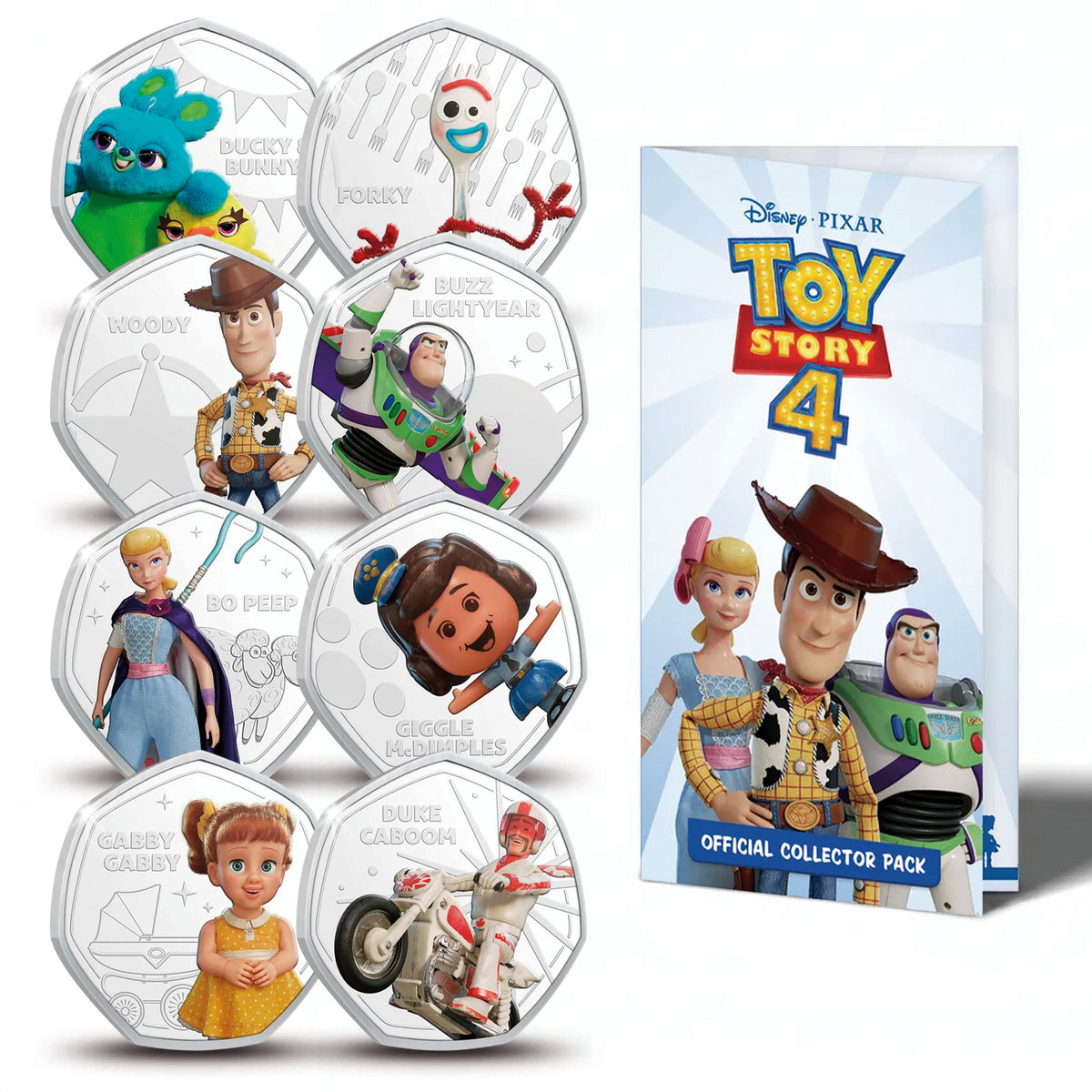 Toy Story Complete Collection / 8,999 Silver Plated Coins