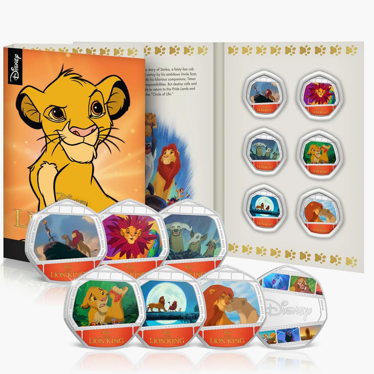 6 authentic medals - Lion King Collection | Official Product