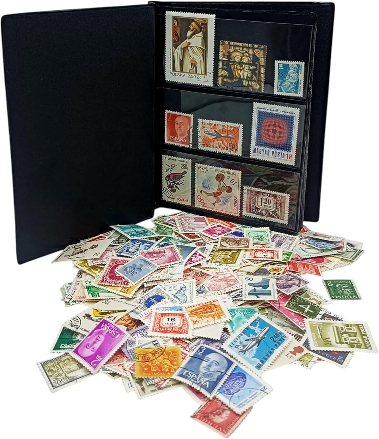 500 Europe Stamps Collection | Collector Album Included