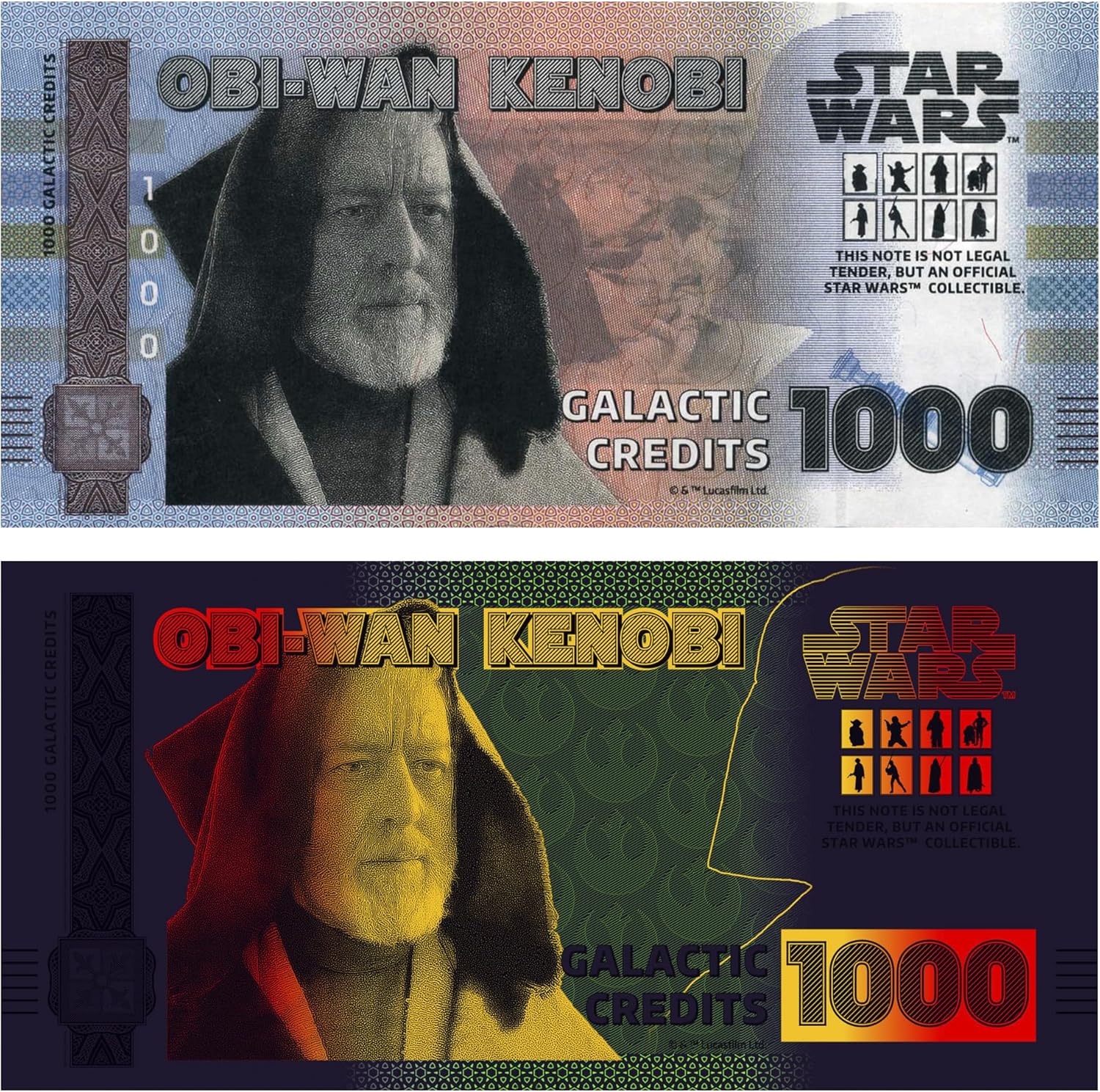 Billete Star Wars Oficial de Colección - Obi-Wan Kenobi