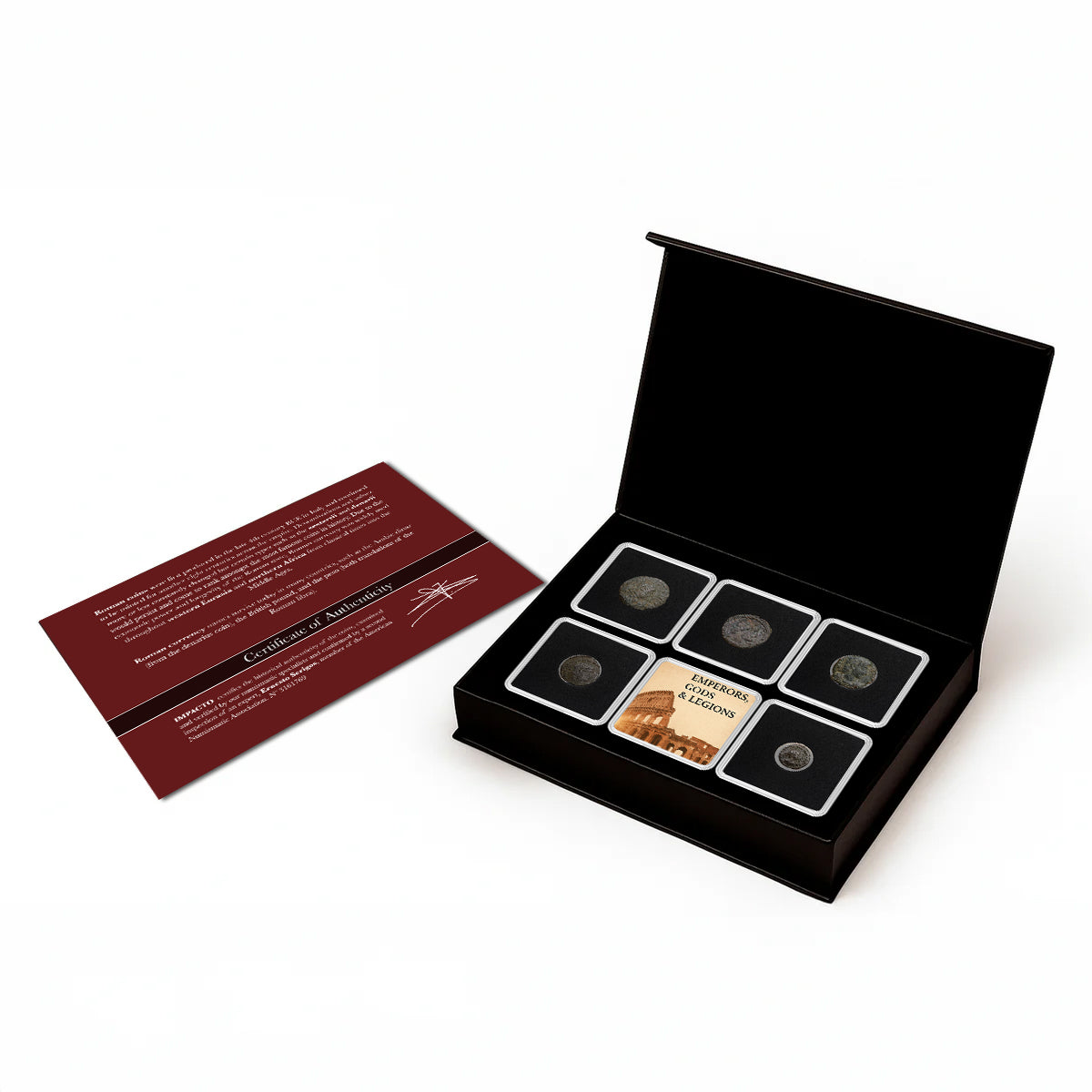 5 Authentic Roman Empire Coins - Emperors, Gods, and Legions | Certified