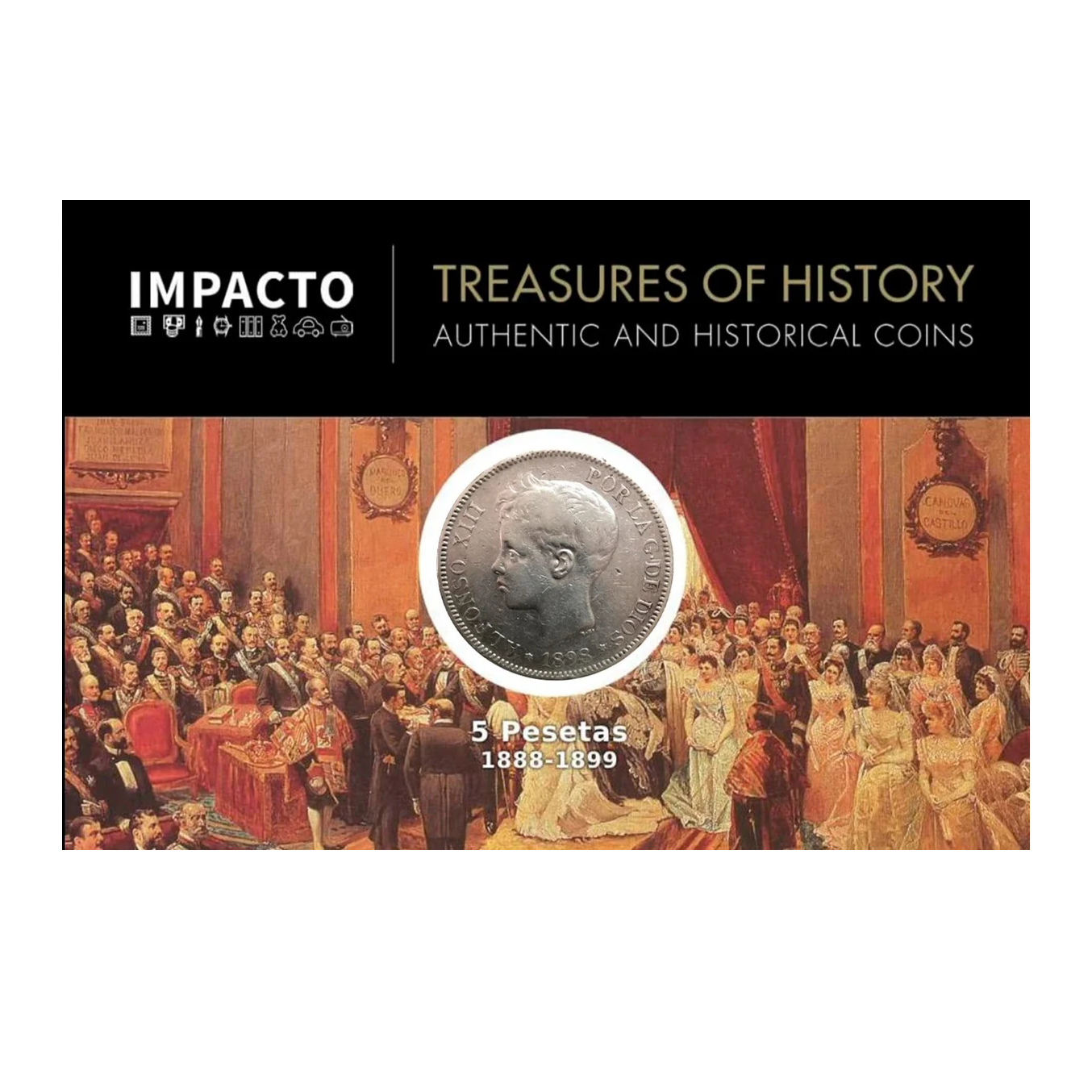 Los Duros de Plata - 5 Pesetas 1896/99. Alfonso XIII "El Cadete"
