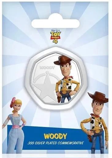 Disney Pixar - Toy Story 4 - Woody - Silver-plated medal