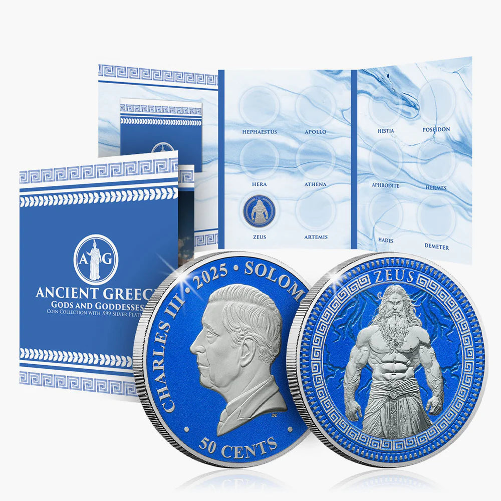 Colección de monedas de Dioses y Diosas de la Antigua Grecia 2025