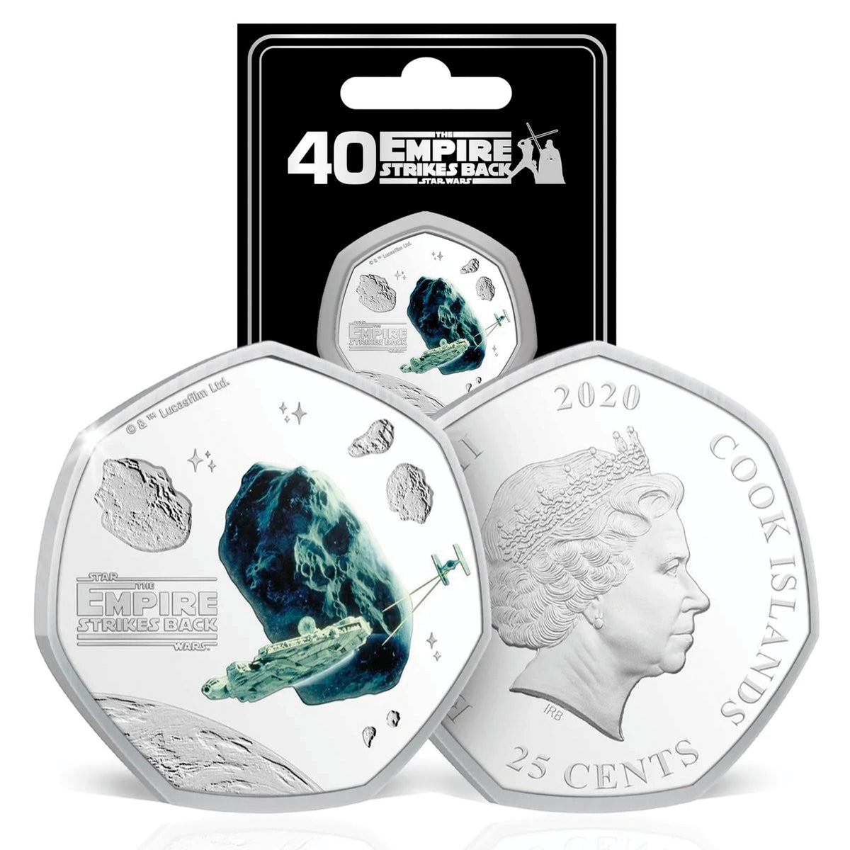Authentic coin with silver plating - 40th Anniversary The Empire Strikes Back | Official Product