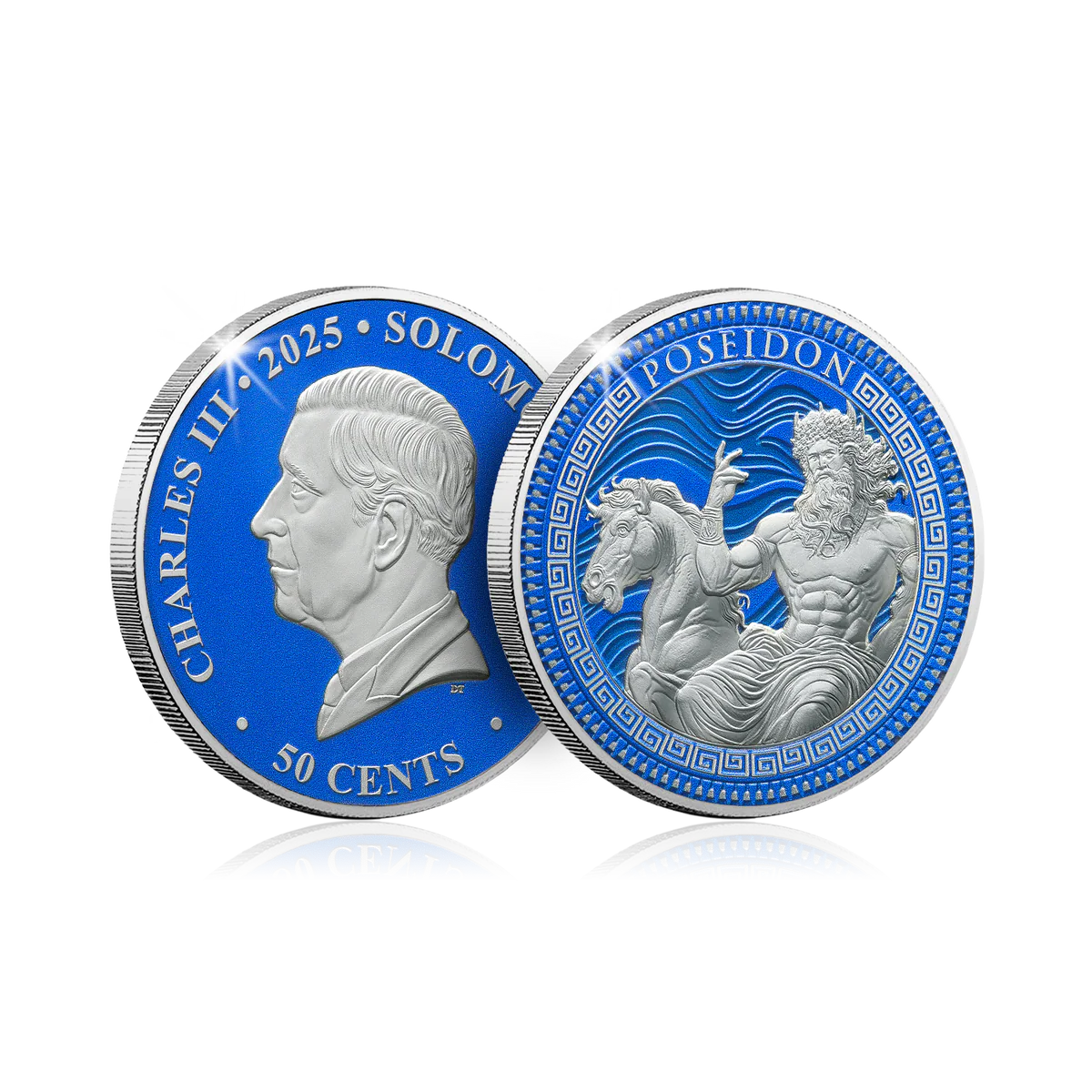 Entrega 2 POSEIDON - Suscripción Mensual - 12 monedas auténticas Colección Dioses de la Antigua Grecia | Certificadas