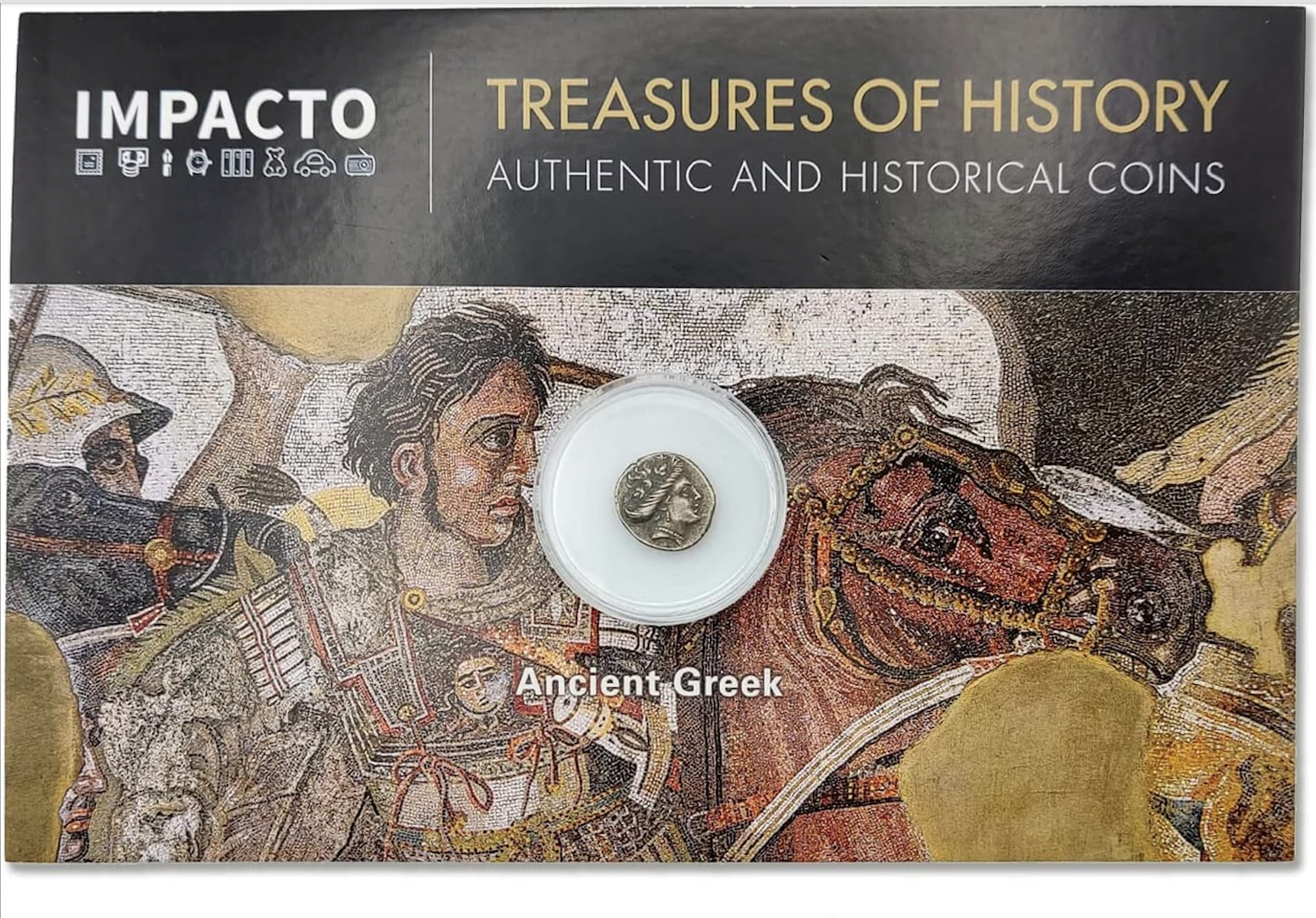 moneda Tetrobol auténtica de Macedonia con ninfa Ménade