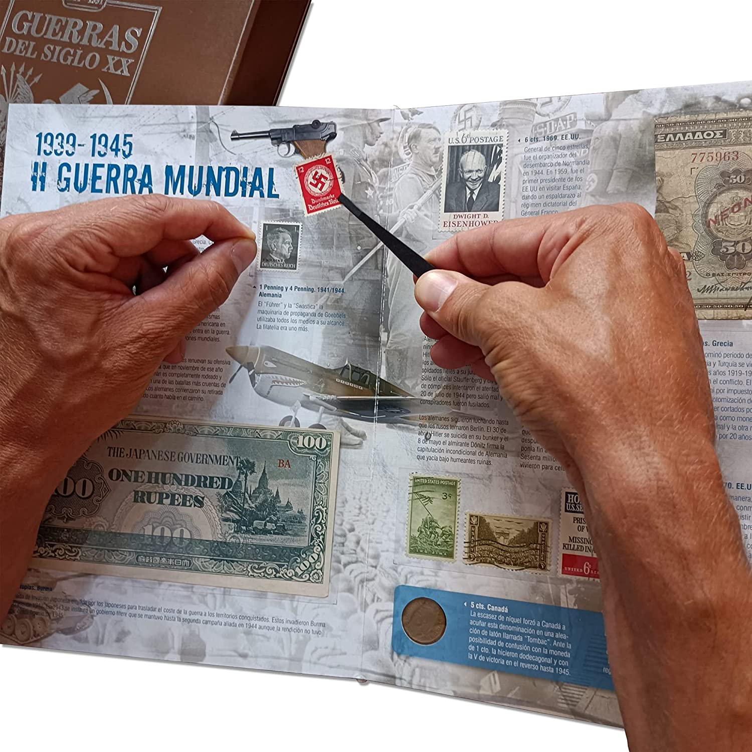 Suscripción Mensual - 52 sellos, monedas y billetes auténticos de las Guerras del Siglo XX | Certificados