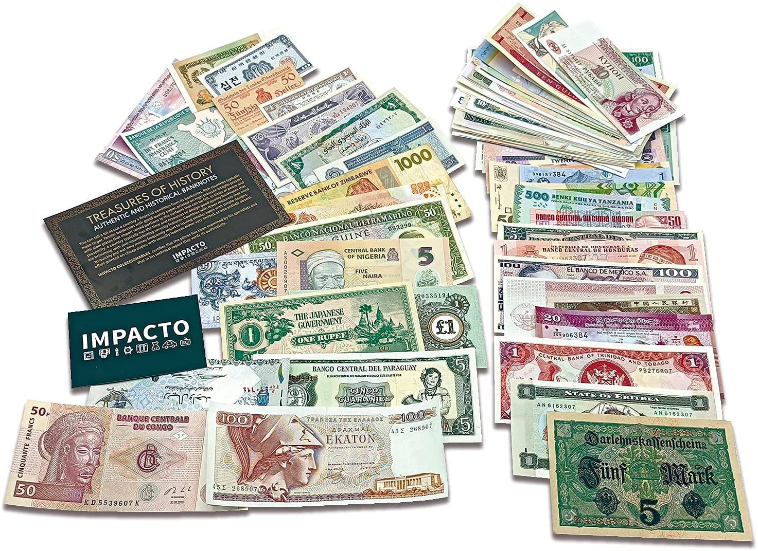 Foreign Currency - 100 World Banknotes from 100 different Countries