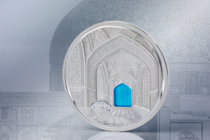 Palau, 20 dollars 2020. Tiffany Art Isfahan – Proof Silver 3 Oz.