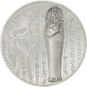 Cook Islands. 5 Dollars 2022. X-Ray 2022 – Mummy. 1 Oz Silver
