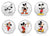 90 Aniversario de Mickey Mouse Colección Completa 6 Monedas