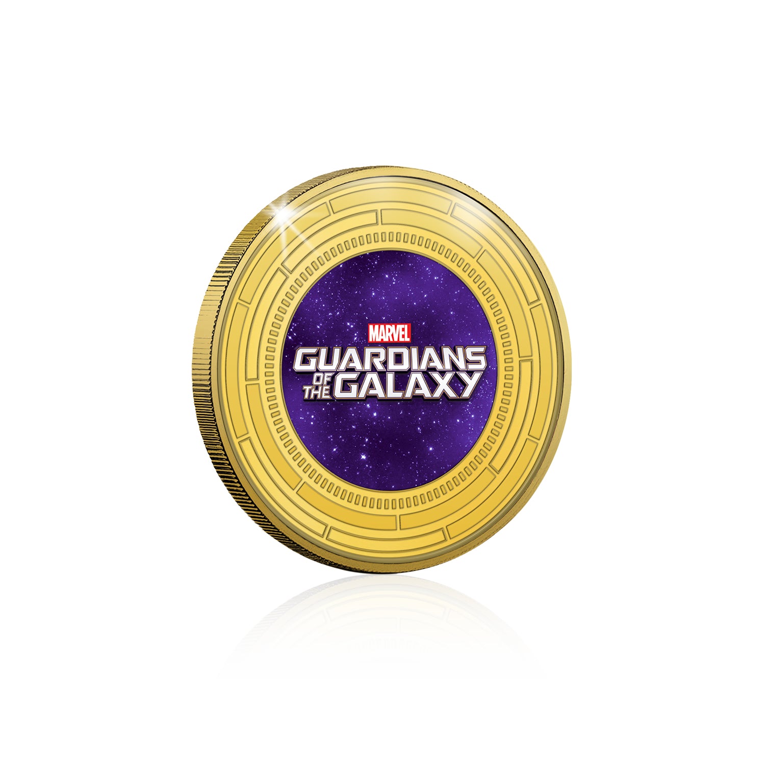 Medaglia autentica placcata in oro 24 carati - ROCKET Marvel Guardiani della Galassia | Prodotto ufficiale