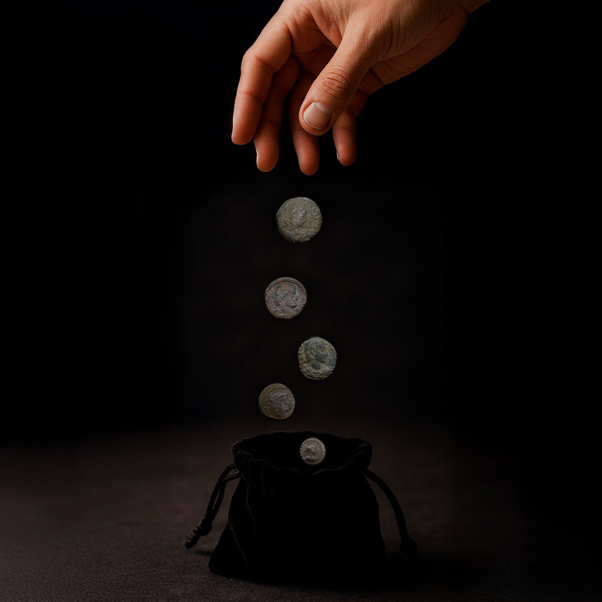 5 authentische Münzen aus dem Römischen Reich – Kaiser und Götter | Zertifiziert