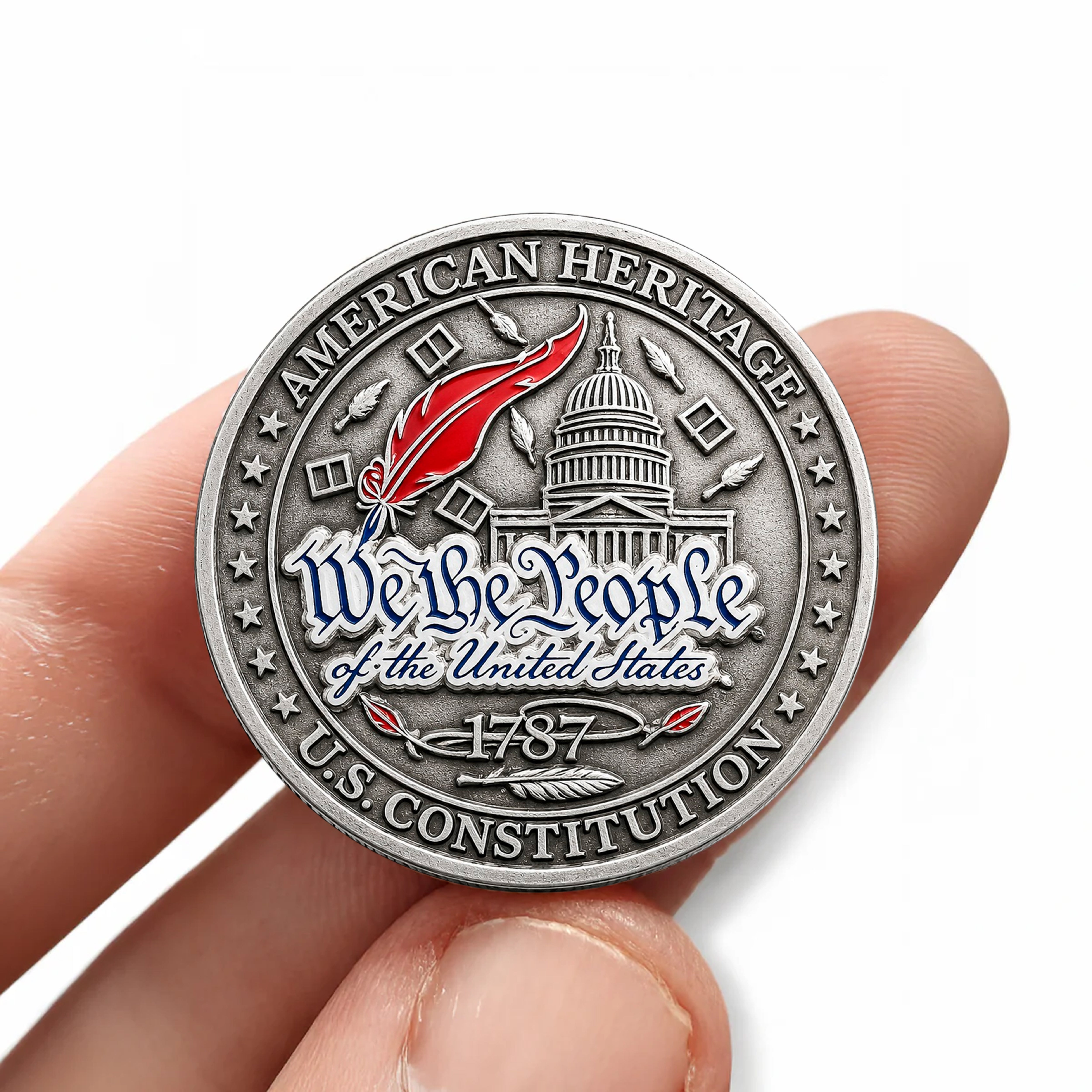 American Heritage Medal: silver, commemorating the Constitution of the United States