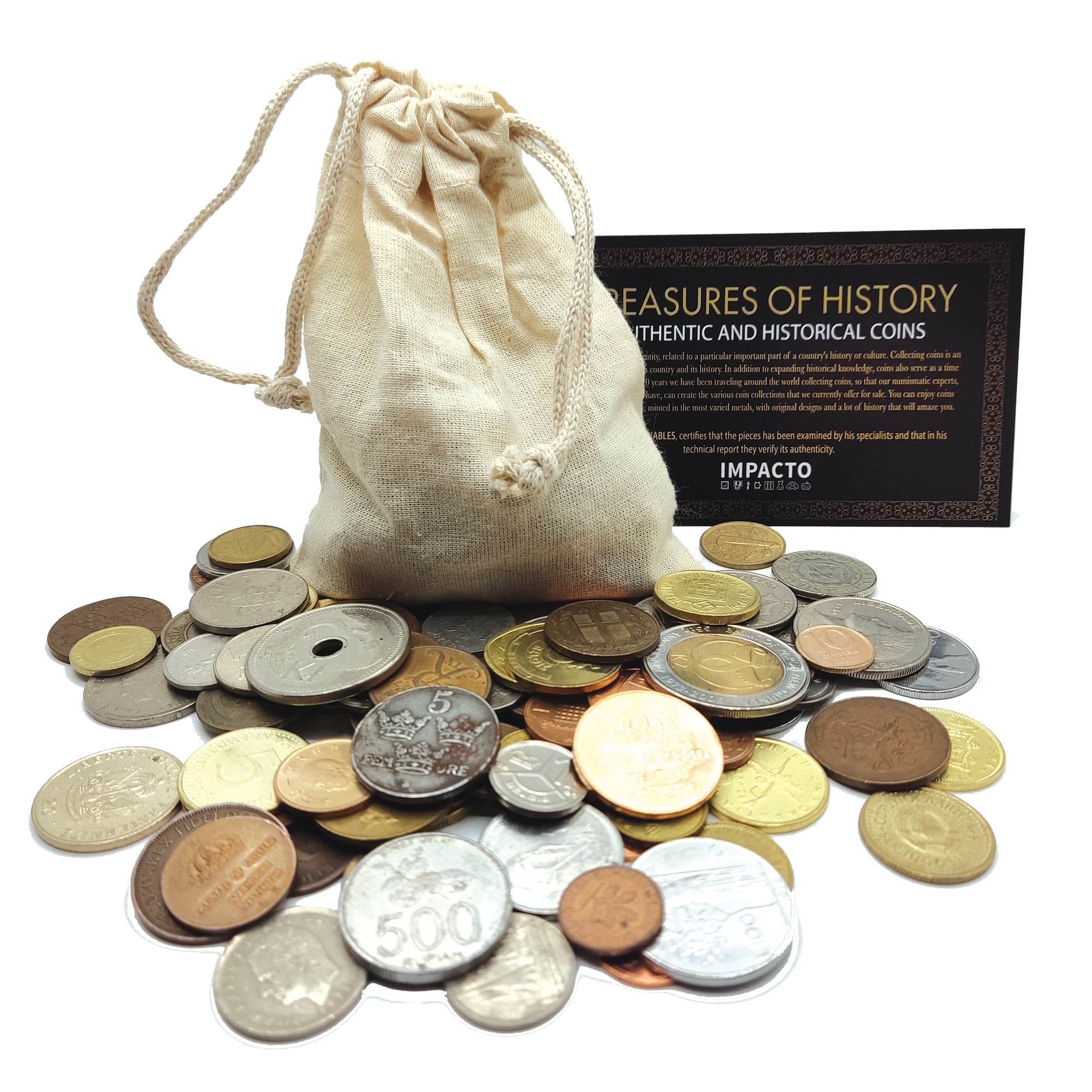 Pound of Unique Coins from Around the World