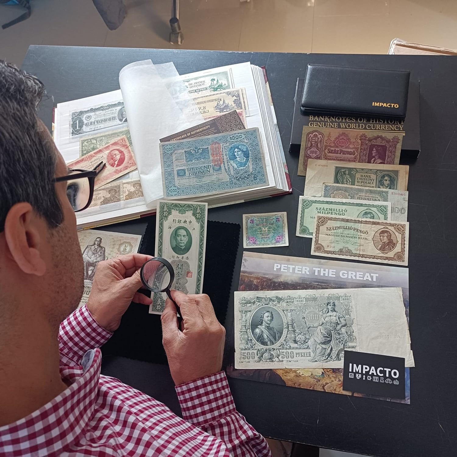 Authentic World Banknotes - 10 languages Banknote Issued by the Austro-Hungarian Empire 1902