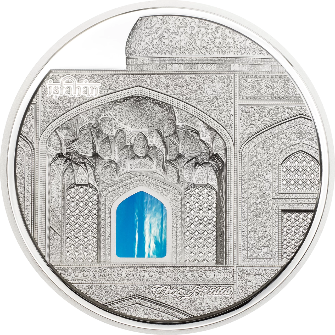 Moneta da 3 Oz in argento - ISFAHAN Tiffany Art 20$ Palau 2020