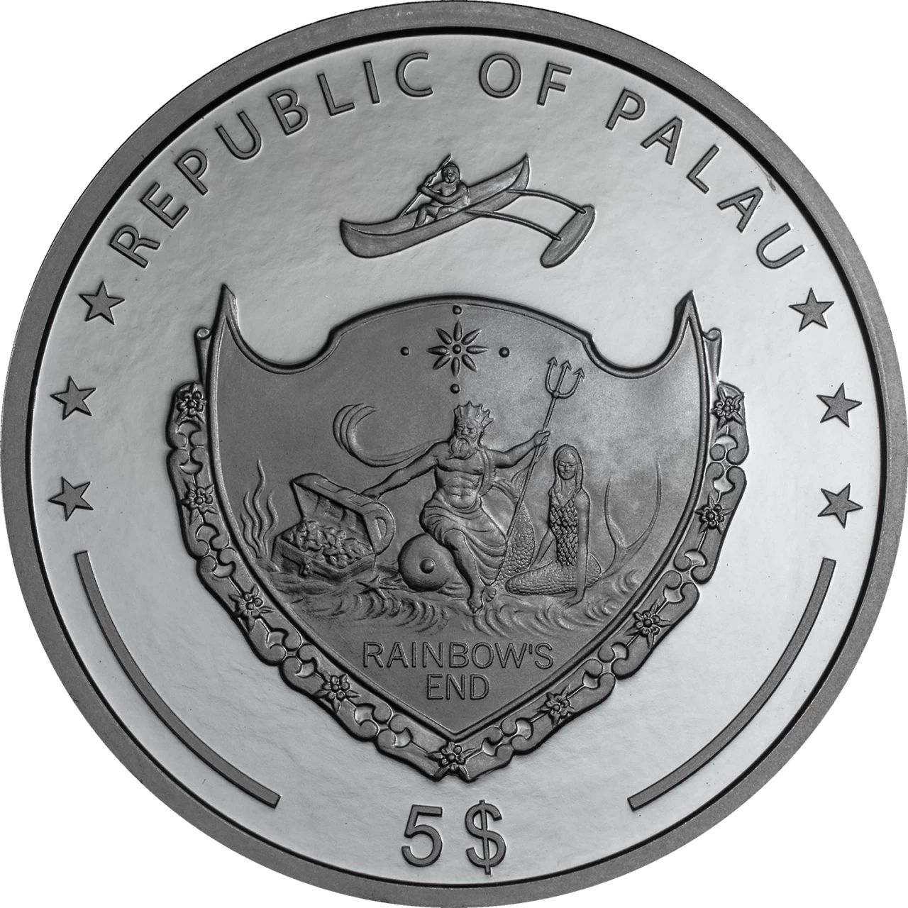 Moneta da 1 Oz in argento - LAMPADA MAGICA 5$ Palau 2021