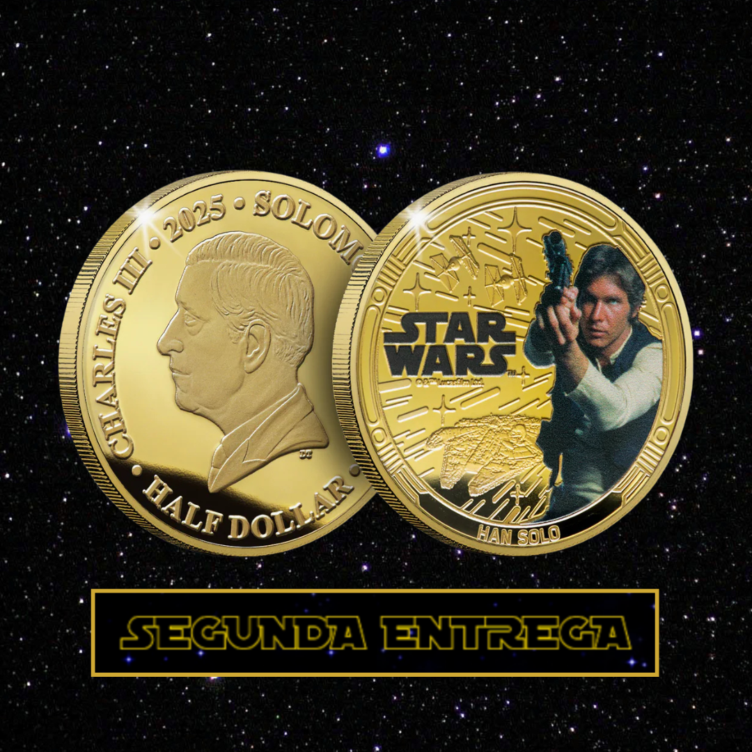 Star Wars 2025 Official Coin | First gold-plated coin