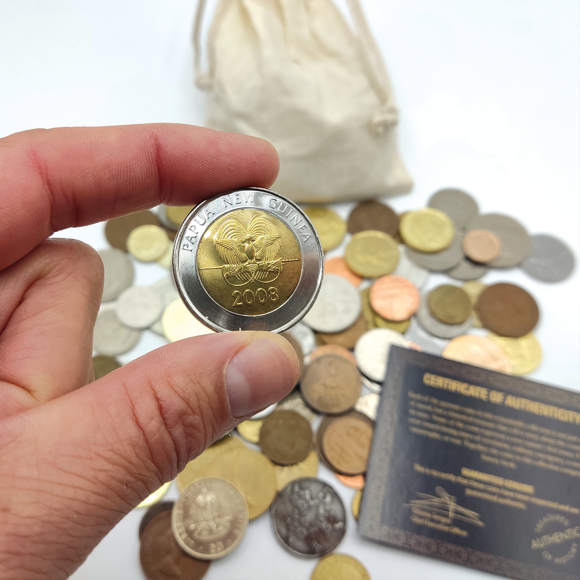 Pound of Unique Coins from Around the World