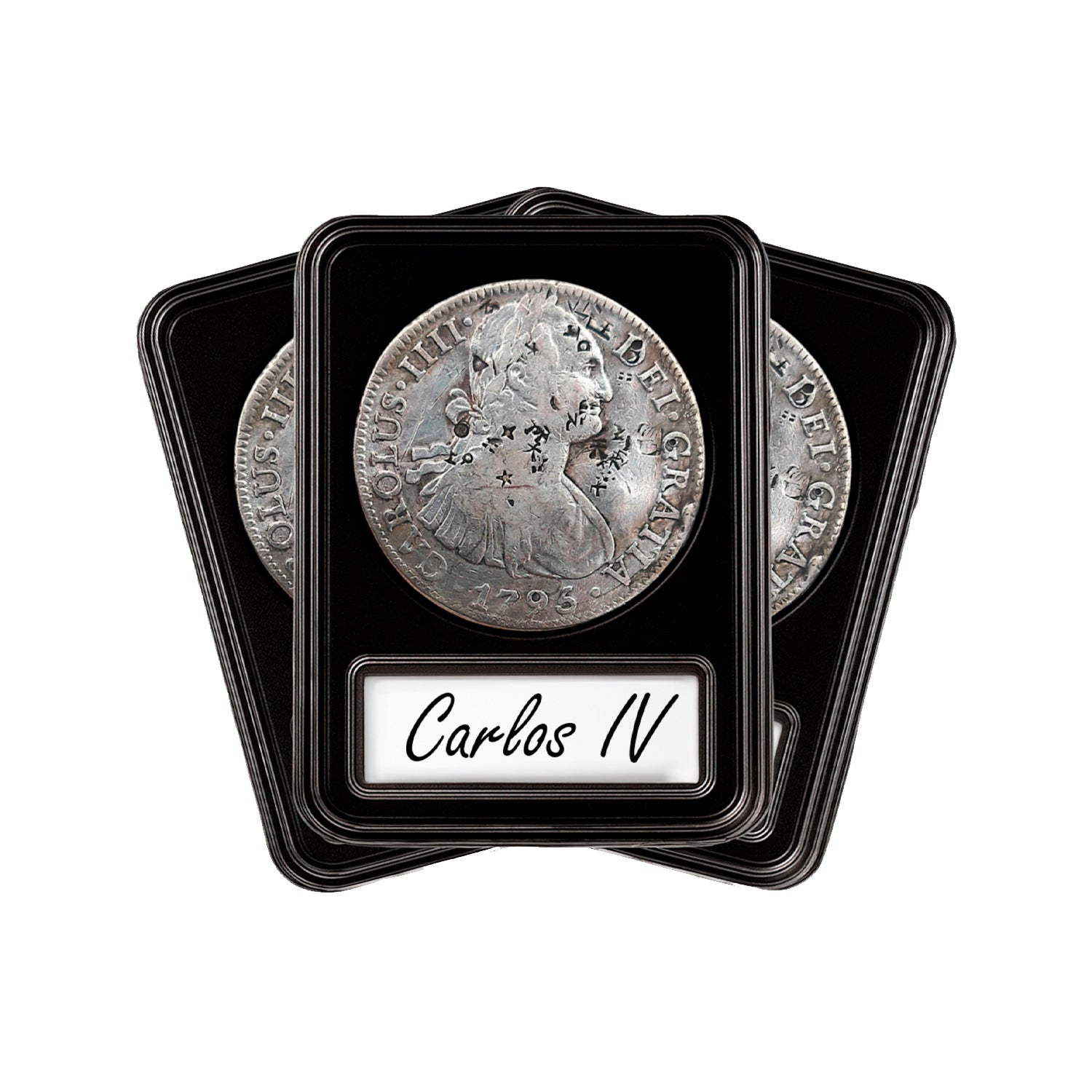 Moneda de 8 Reales de Carlos IV 1793-1808 – El Primer Dólar de América | Certificada