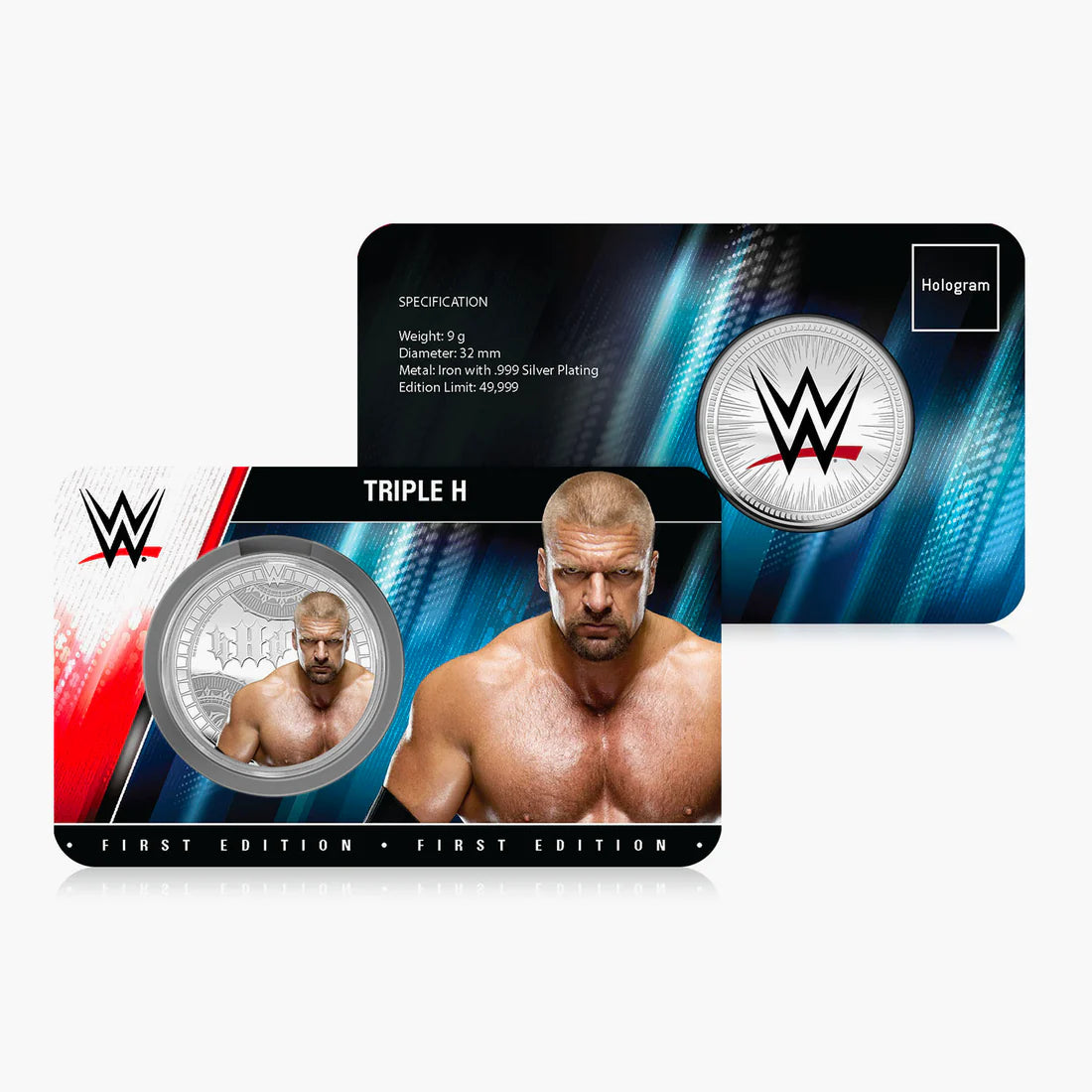 Moneda coleccionable de Triple H de la WWE | Edición limitada