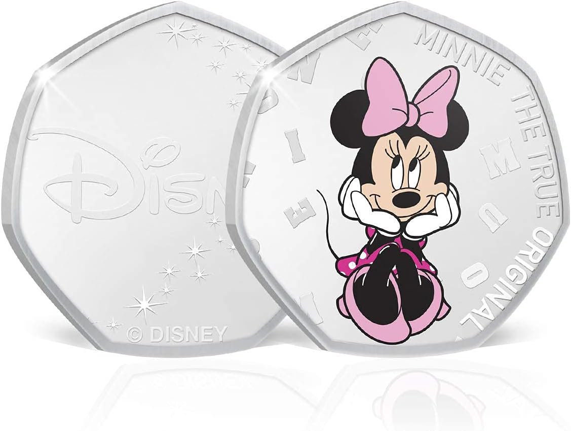 Colección MINNIE RATÓN. 6 Monedas de Minnie a través del Tiempo, presentadas en un Bonito Album de Coleccionista. Edición Limitada 