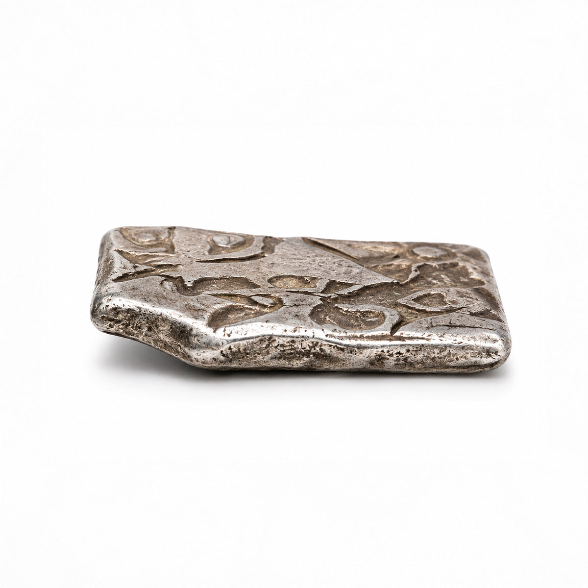 Moneda de plata Maurya Punch Mark (c. 322–185 a. C.) – Auténtica moneda de plata de la antigua India