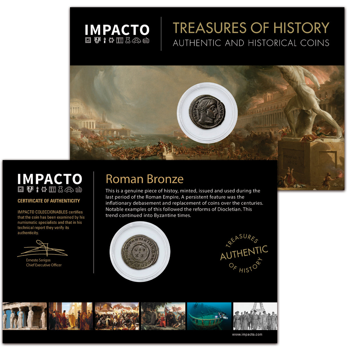 Authentic coin from the Roman Empire - Constantine I the Great | Certified