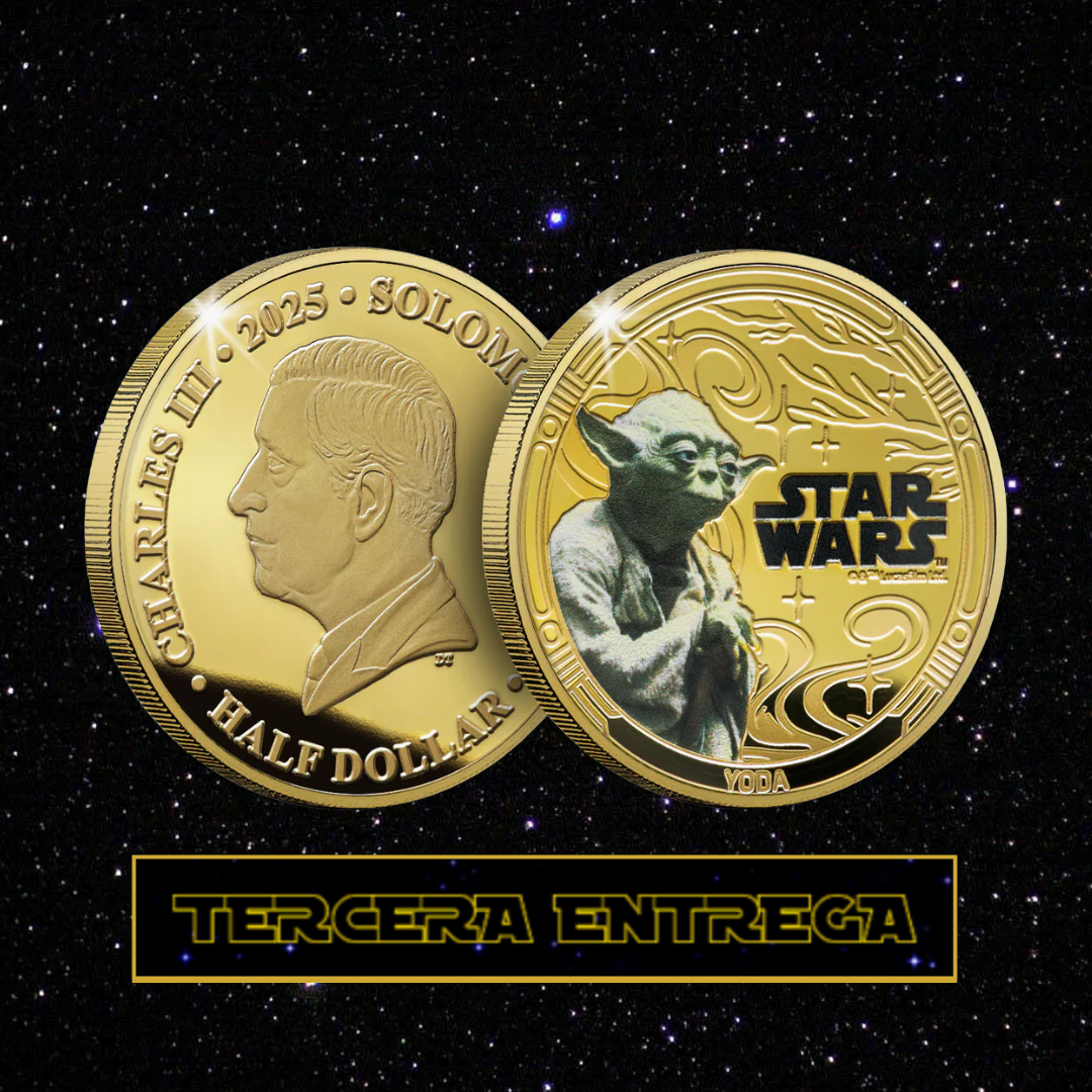 Star Wars 2025 Official Coin | First gold-plated coin