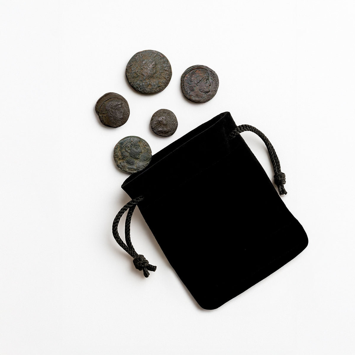 5 Monedas auténticas del Imperio Romano - Emperadores y Dioses | Certificadas