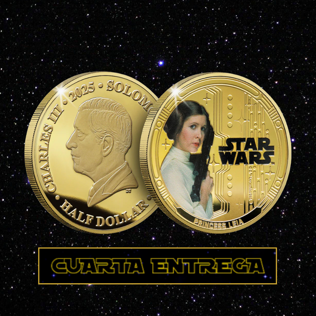 Star Wars 2025 Official Coin | First gold-plated coin