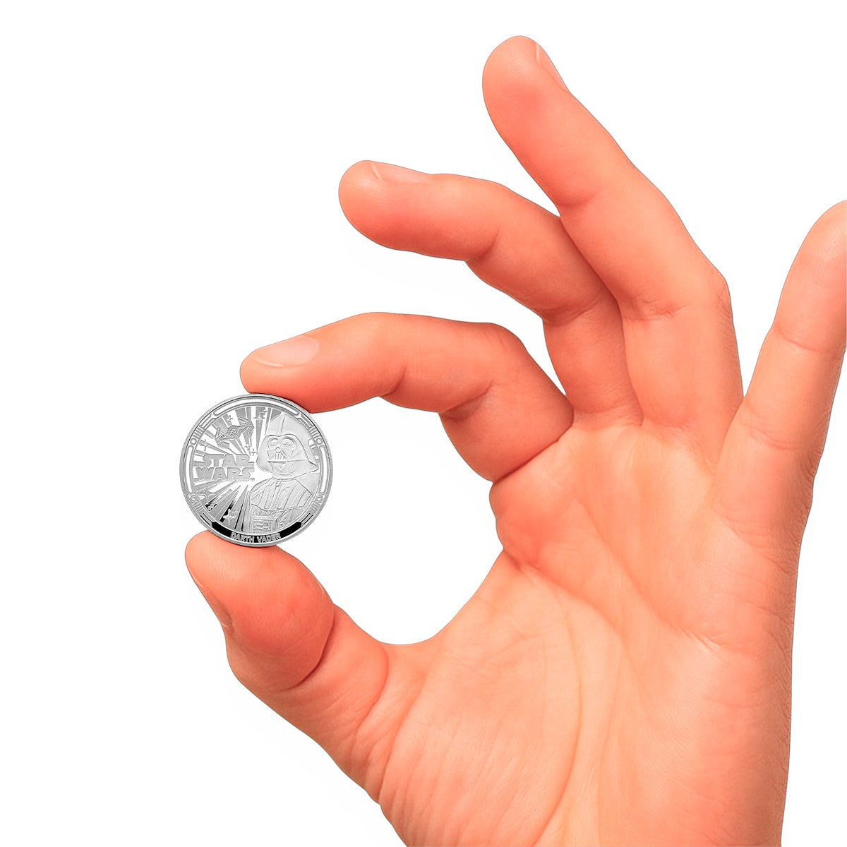 Moneda oficial Star Wars 2025 - Plata