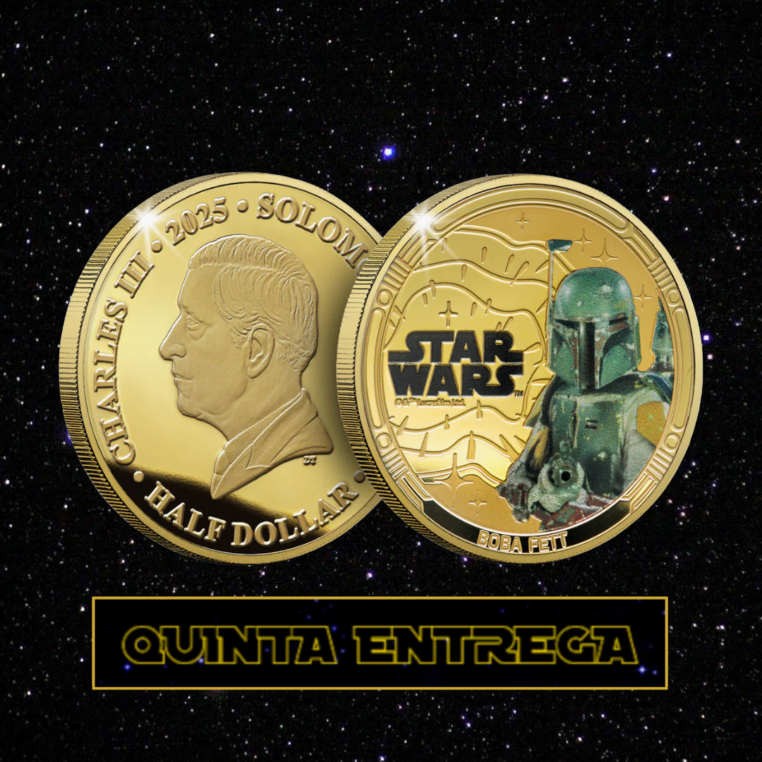 Star Wars 2025 Official Coin | First gold-plated coin