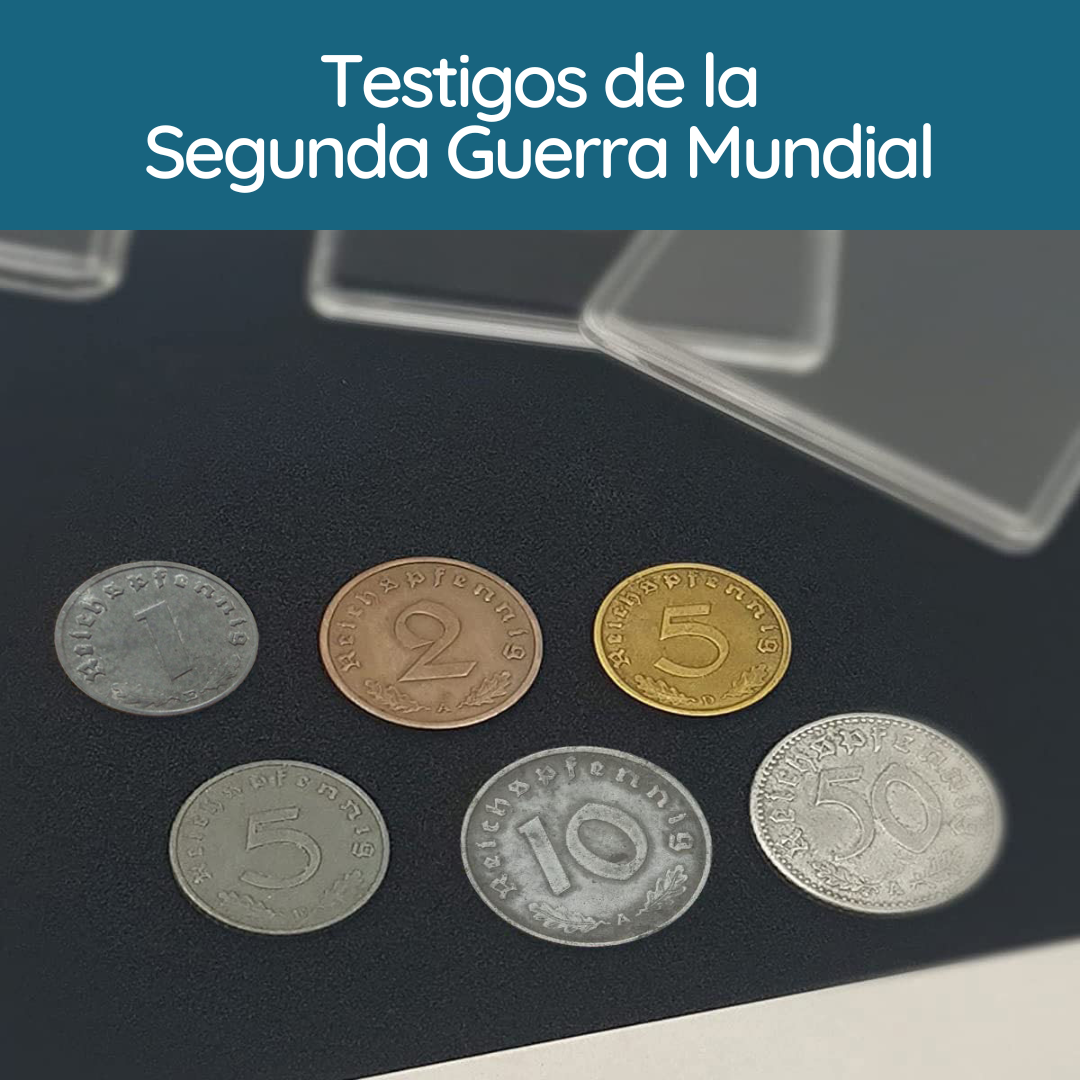 WWII Reichspfennig Coin Collection | 6 Authentic Coins