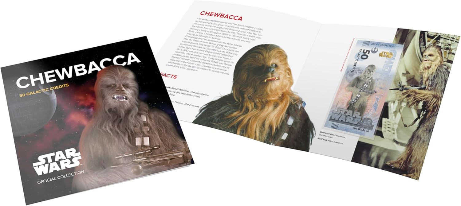 Billete Star Wars Oficial de Colección - Chewbacca