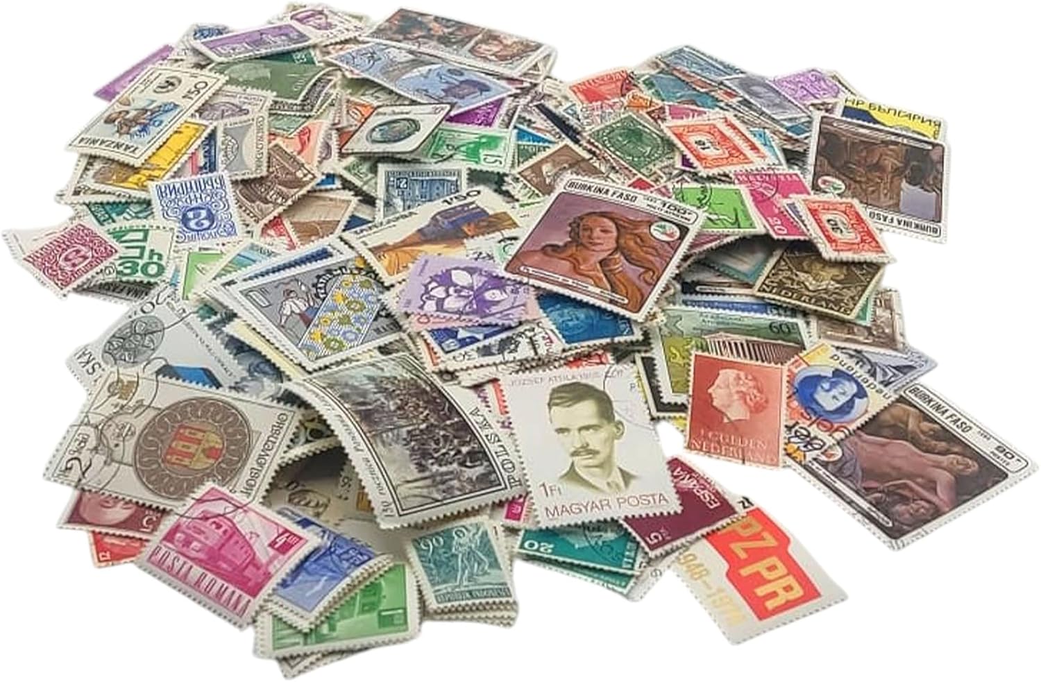 1000 World Stamps Collection | Collector Album Included