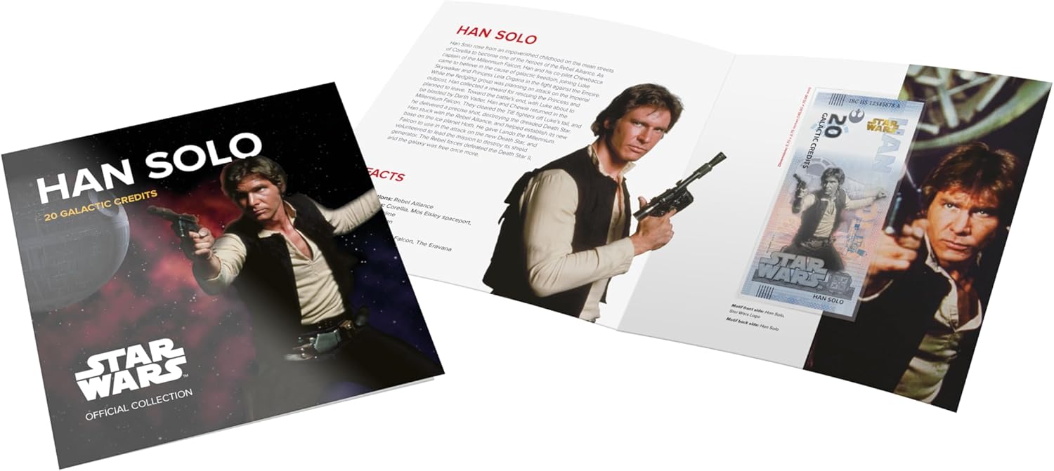 Billete Star Wars Oficial de Colección - Han Solo