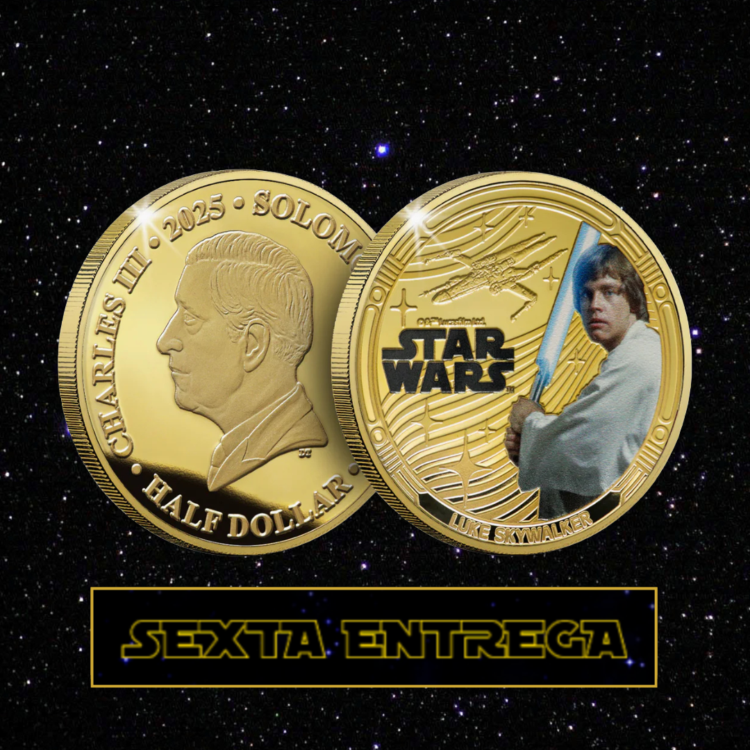 Star Wars 2025 Official Coin | First gold-plated coin