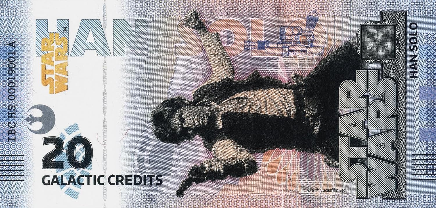 Billete Star Wars Oficial de Colección - Han Solo