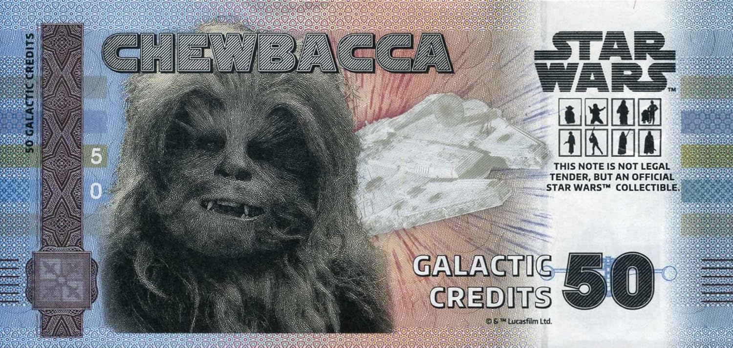 Billete Star Wars Oficial de Colección - Chewbacca