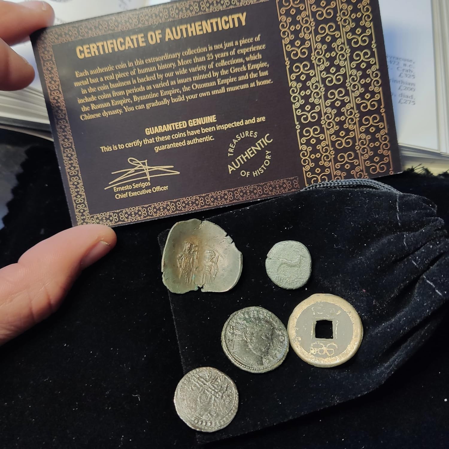 5 Authentic Coins from Ancient Civilizations - Footprints of the Centuries | Certified