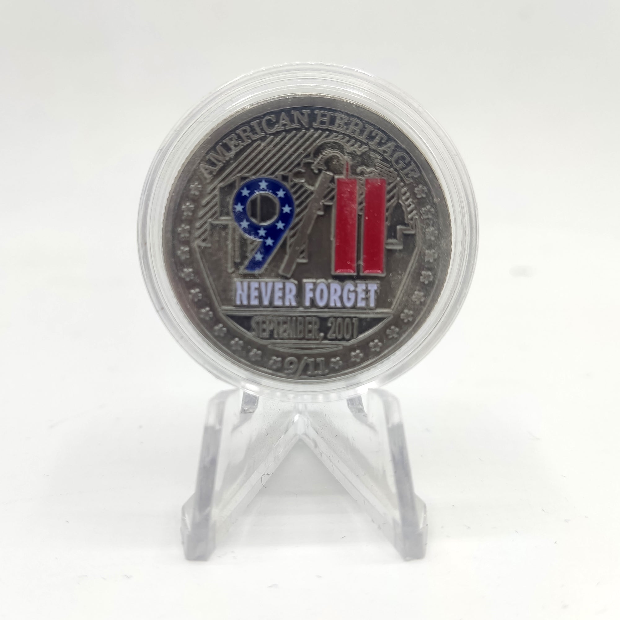 American Heritage Medal: Silver-Plated, 9/11 Commemorative History