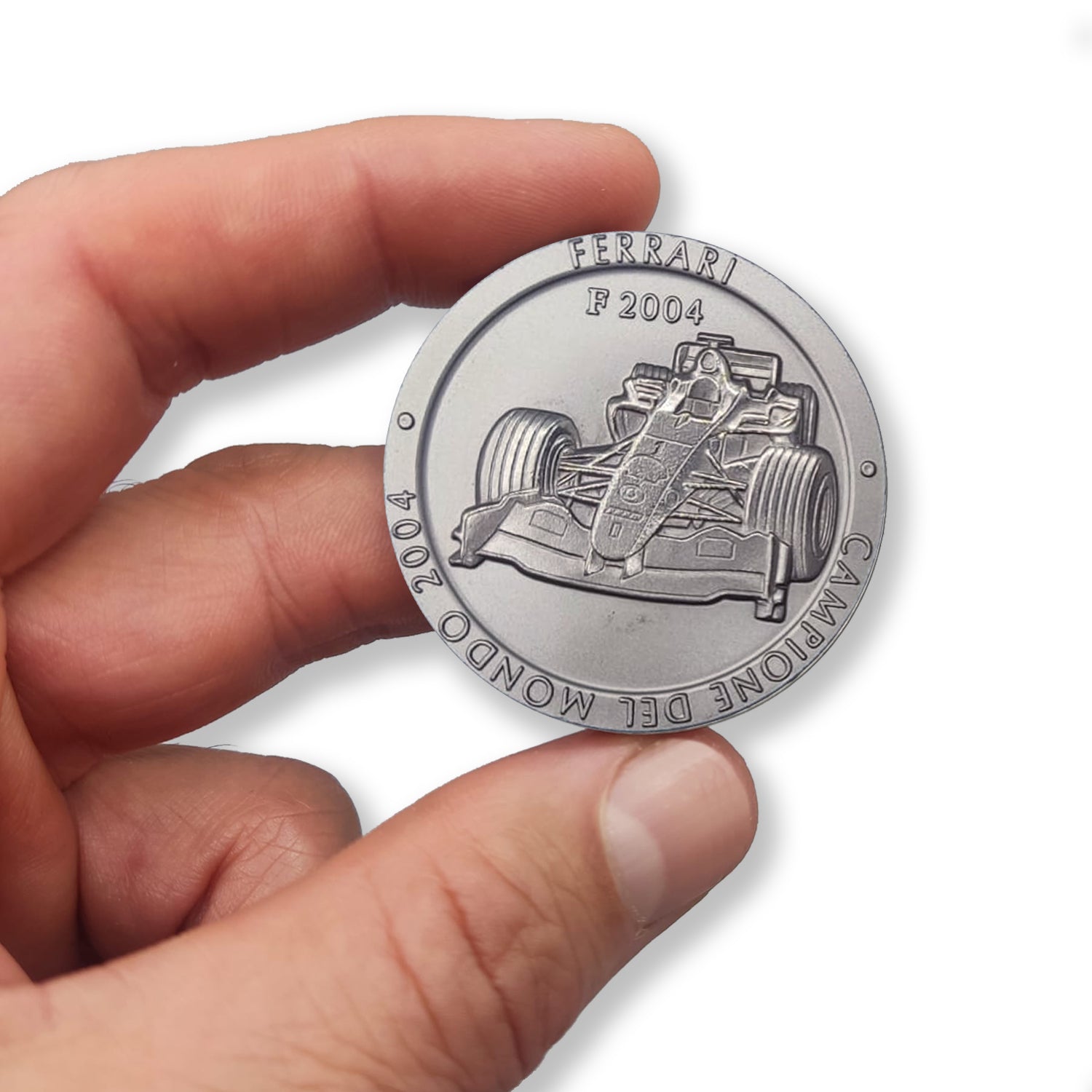 Official Ferrari F1 Championship Medal: Titanium, 2007 Edition