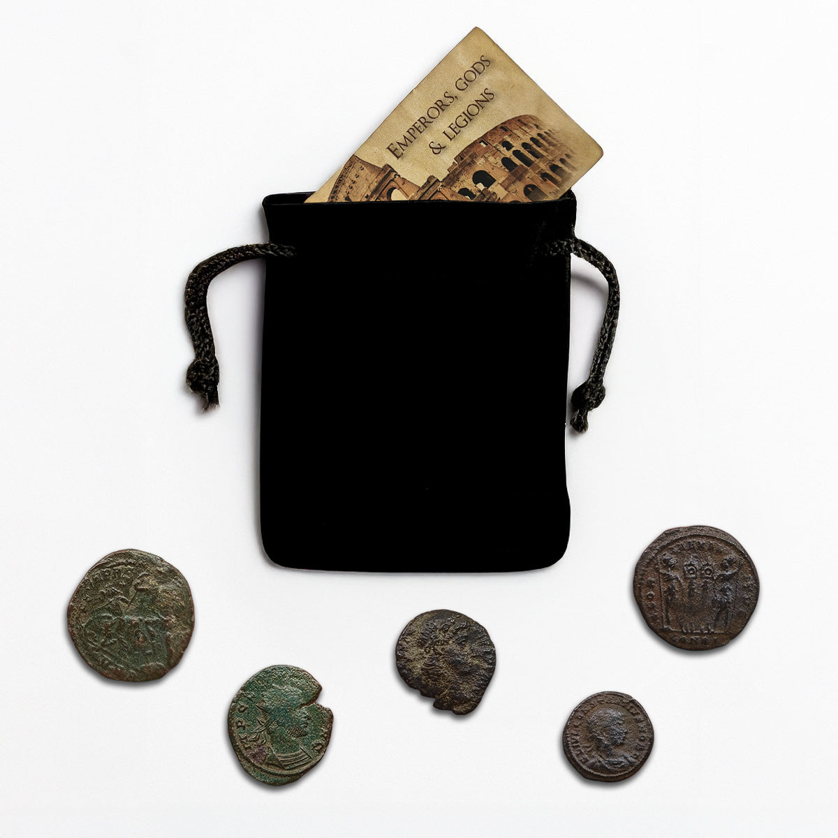 5 authentische Münzen aus dem Römischen Reich – Kaiser und Götter | Zertifiziert