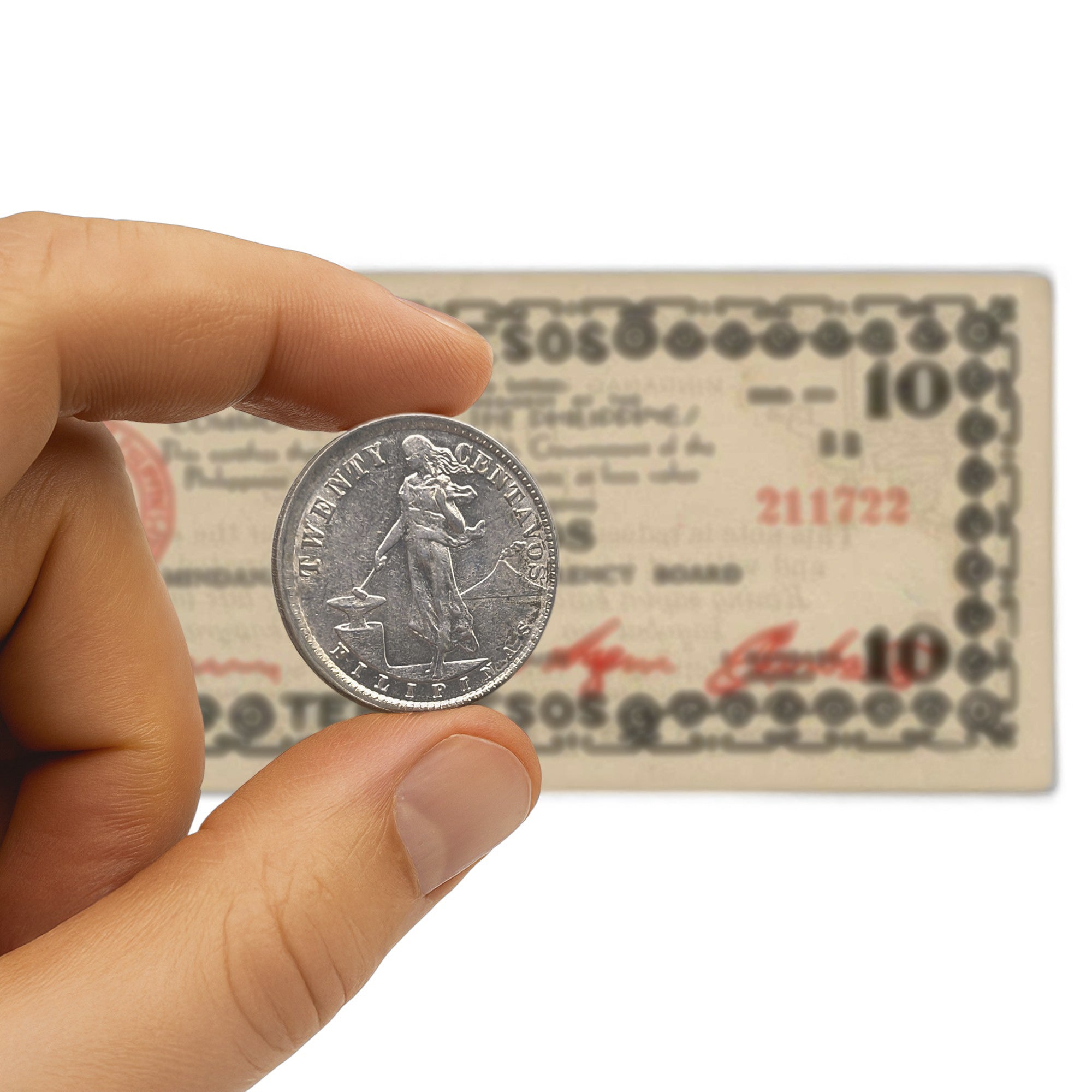 Billete y moneda auténtica de Plata de la Segunda Guerra Mundial - Colección MacArthur (1943-1944) | Certificados